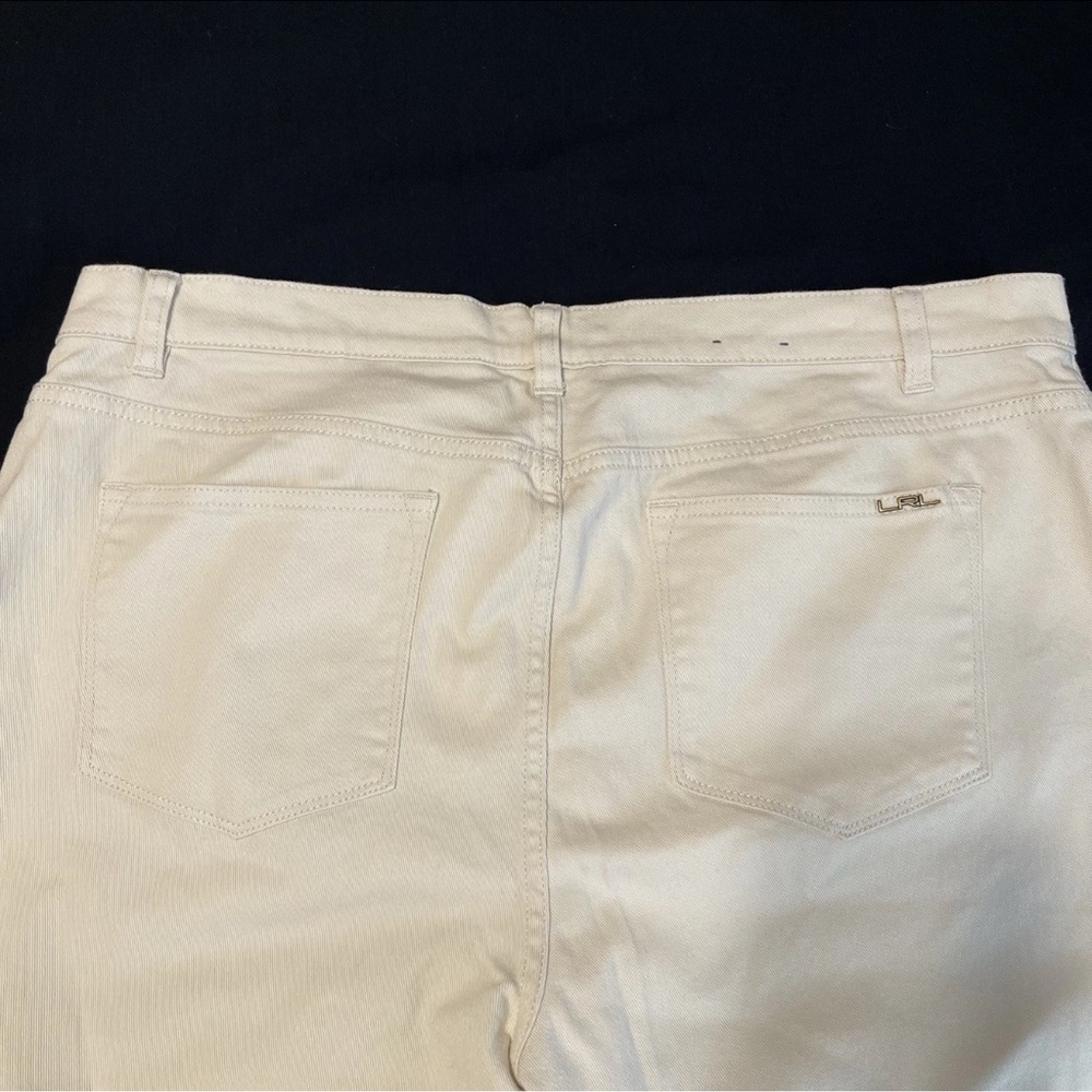 *PAIR*LRL Lauren Jeans Co Modern Straight Size 18W Black White - Picture 16 of 16